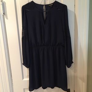 Express Navy Blue Dress